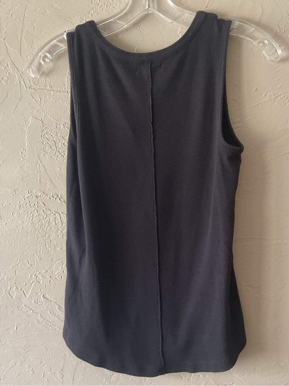 Maurices Black Ribbed Henley Tank - Picture 5 of 6